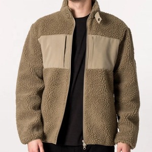 Sweat-shirt en polaire sherpa pour homme, chaud, doux, confortable, respirant, fermeture éclair intégrale, double poche, veste en polaire sherpa - Product Image 1