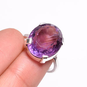 Classic Crystal Rhinestone Oval Cut Handmade <b>Wedding</b> Anniversary Gift Ring for Women - Product Image 1