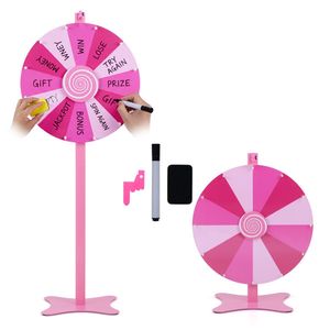 Roue de la fortune réglable en hauteur de 24 pouces, rotation fluide, 2-en-1, pour table et sol, pour événements de carnaval - Product Image 1