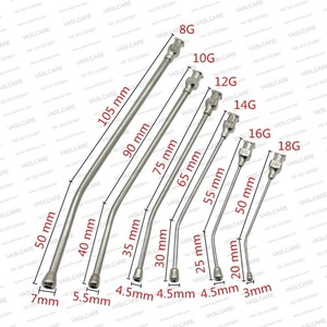 Kit de Jeringas para Alimentación de Crías de Aves, 6 Tubos Curvos de Acero Inoxidable para Loros, Palomas y Crías, Juego de Herramientas Veterinarias para Alimentación - Product Image 2