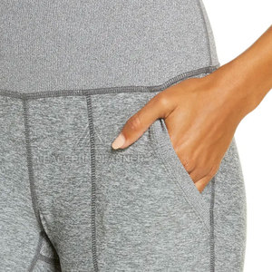 เลกกิ้งโยคะพิมพ์ลายโลโก้ตามสั่ง เอวยางยืด ขายตรงจากโรงงาน รับผลิตแบบ OEM สำหรับชุดออกกำลังกาย - Product Image 5