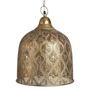 Fabricante mayorista de lámparas colgantes de metal acanalado personalizadas de bronce ofrece luces de techo de cúpula estriada al por mayor OEM - Product Image 4