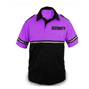 Uniforme de Guardia de Seguridad con Bolsillo, MOQ Bajo - Camiseta Polo de Manga Corta, Polo de Seguridad de Dos Tonos con Bolsillo - Product Image 6