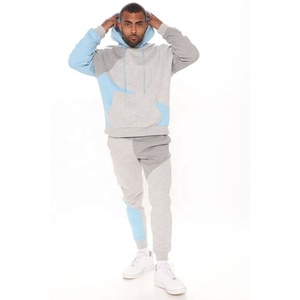 Conjunto de chándal personalizado con logotipo de alta calidad, conjunto de pantalones de chándal acampanados y Sudadera con capucha para hombre, Conjunto de sudadera unisex holgada para Otoño e Invierno - Product Image 1