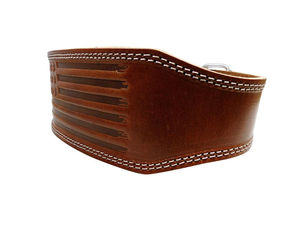 Cinturón de Levantamiento de Pesas Ajustable Antideslizante de Cuero Vacuno Personalizado de 4 Pulgadas con Soporte Lumbar para Desarrollo Muscular Unisex OEM - Product Image 4