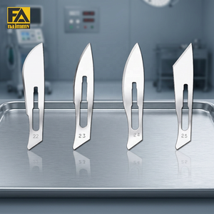 Lames de scalpel chirurgical 22 23 24 25 pour chirurgie générale manuelle, instrument de classe I certifié CE - Product Image 2