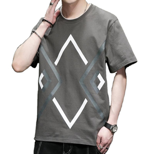 Camisetas Deportivas de Manga Corta para Hombre, Transpirables, Ecológicas, Antiarrugas, de Secado Rápido, 100% Algodón, Cuello Redondo, Coloridas - Product Image 2