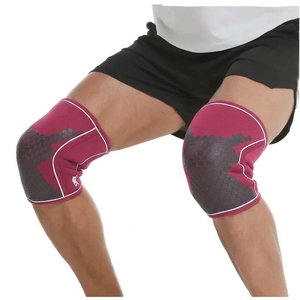 Nouvel Arrivage Genouillère de Sport en Nylon et Coton de Haute Qualité pour Adulte, Soutien Rotulien Professionnel, Manchon de Genou pour Haltérophilie - Product Image 4