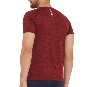 MALUZA INDUSTRIES T-shirt personnalisé pour homme, coupe ample, col rond, tricoté en Spandex/Polyester, sportif, respirant, écologique, anti-UV, séchage rapide, fitness - Product Image 2