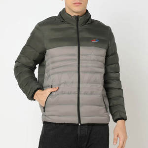 Veste d'hiver pour homme à manches longues de haute qualité avec logo personnalisé imprimé, vente en gros de vestes matelassées - Product Image 4