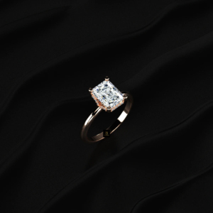Anillo de Diamante Cultivado en Laboratorio con Certificación IGI, Color D E F, Oro Amarillo, Oro Blanco, Oro Rosa, Anillo de Compromiso Solitario - Product Image 5