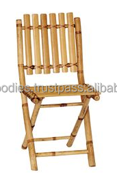 Sillón de Bambú Tejido a Mano Moderno con Reposabrazos, Cojín Azul y Blanco, Venta al por Mayor - Product Image 6