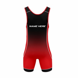 Nouveau Maillot de Lutte Personnalisé pour Homme 2024 – Drapeau National – Spandex/Polyester Extensible, Léger, Respirant, Séchage Rapide, Durable - Product Image 3
