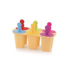 Eco-Friendly Plastic Ice Mold <b>Maker</b> Set & Ice Pop <b>Maker</b> with Ice <b>Cream</b> Sticks - Product Image 2