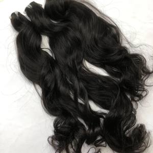 2024 nouveauté faisceaux ondulés naturels, cheveux humains vierges bruts non transformés sans enchevêtrement ni perte - Product Image 2