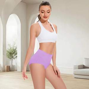 Ropa Interior de Encaje de Cintura Alta para Mujer, Tallas Grandes, Suave, Transpirable, Elástica, con Soporte Firme y Cobertura Completa - Product Image 3