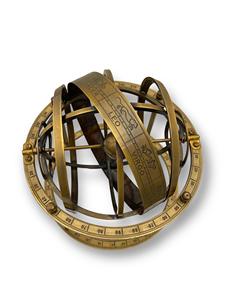 Sphère armillaire en laiton léger de conception classique pour la décoration artistique, pour la maison, le bureau, la bibliothèque, le bureau, l'affichage éducatif - Product Image 2