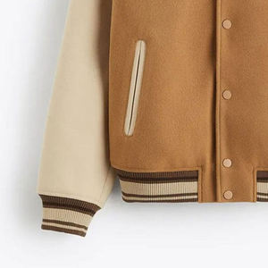 Wholesales Versity <b>Jacket</b> for Men Stand Customized Logo Design 100% Wool High Quality Product Factory Made Light Weight <b>UK</b> Best - Product Image 5