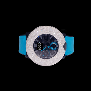 Most Selling Custom Iced Moissanite <b>Diamond</b> <b>Watch</b> Bling Style Luxury Wristwatch for Wholesale Available At Wholesale Price - Product Image 2