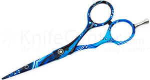 Ciseaux de coiffure professionnels en acier inoxydable japonais doré avec logo personnalisé pour salon de coiffure, vente en gros - Product Image 2