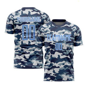 Camiseta de Fútbol Personalizada Azul Claro Real con Impresión por Transferencia Térmica, Absorbente de Humedad y Antibacteriana - Product Image 6