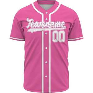 Uniformes Deportivos de Béisbol de Alta Calidad, Camisetas de Béisbol Blancas al por Mayor, Camisetas de Béisbol Sublimadas para Hombre y Jóvenes - Product Image 5