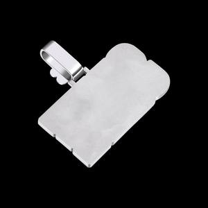 Bereal Custom Moissanite Baguette Iced VVS Hip Hop Charm <b>Name</b> Letter Pendant 925 Silver 18K Gold Necklace <b>Chain</b> Men - Product Image 2