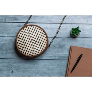 Nuevo monedero de cantimplora de cuero de ante marrón, bolso de punto de bota de cuero genuino, bolso cruzado redondo de cuero de vaca de alta calidad - Product Image 6