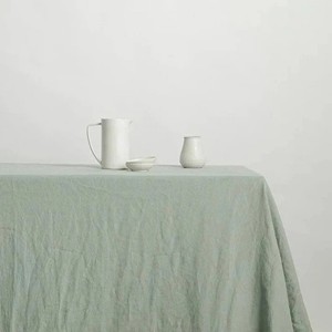 Light Green Solid Color Cotton Linen <b>Tablecloth</b> <b>Square</b> Woven Washable Classic Style Home Outdoor Use Wedding Hotel - Product Image 6