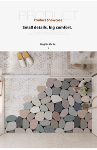 แผ่นรองอาบน้ำกันลื่นแบบตัดได้ ฟรี!  วัสดุใยบวบ  ป้องกันน้ำ สำหรับใช้ในห้องอาบน้ำ - Product Image 4