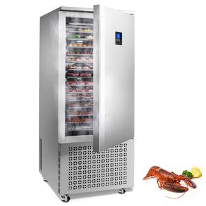 Congelador Comercial de Congelación Rápida de 370 L/13.1 Pies Cúbicos, 15 Bandejas, 4 Modos de Congelación, Equipo de Refrigeración para Cocina - Product Image 1