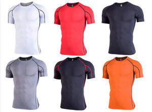 2026 Rashguard respirant à séchage rapide pour homme, imprimé sur mesure, manches courtes, Spandex/Nylon 220g, haute qualité, fournisseur du Pakistan - Product Image 2
