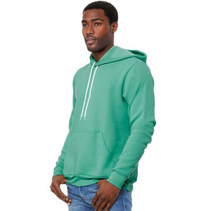 Service de personnalisation de logo BELLA+CANVAS Sweat-shirt à capuche unisexe en molleton éponge 100% coton respirant à manches longues avec logo personnalisé pour homme - Product Image 2