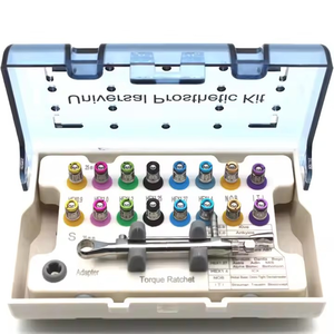 Kit Universal de Prótesis de Implantes Dentales con Llave Dinamométrica, Destornilladores, Herramientas de Acero Inoxidable de Uso Manual, Fuente de Alimentación Manual - Product Image 1
