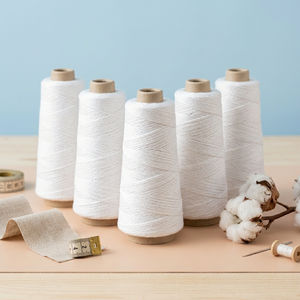 Hilo de Algodón Peinado de Extremo Abierto NE 14s/1 de Calidad de Exportación, Ecológico y Antibacteriano para la Industria Textil y de Tejidos - Product Image 3