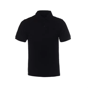 Polo sans manches personnalisé pour homme, grande taille, respirant, séchage rapide, impression sérigraphique, tissu foncé en coton - Product Image 3