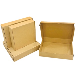 OEM/ODM Custom Sturdy Recycled Materials Kraft Paper Corrugated Self Erecting Shipping Carton <b>Box</b> 29*19*5 Inches Wholesale - Product Image 5