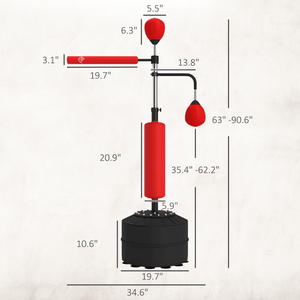 Speed Punching Bag/Boxing Training Machine Stand con Speed Bag per un allenamento efficace - Product Image 6