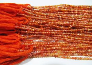 Cadena de Rodletes Facetados de Cornalina Mística Natural Recubierta, 13 Pulgadas de Largo - Product Image 3