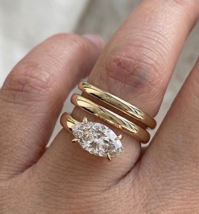 Bague de fiançailles ajustable en or 14 carats plaqué or, motif serpent enroulé, avec diamant taille marquise de 1,5 carat pour femme, bijou statement en forme de serpent - Product Image 4