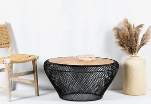 Table basse extensible convertible en bois massif de style classique moderne de luxe personnalisée Kusum Art - Product Image 4