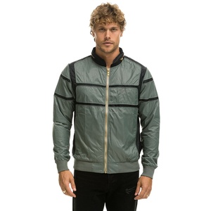 Chaqueta cortavientos deportiva de lona de nailon de alta calidad al por mayor, chaqueta de invierno impermeable con bolsillo y cómoda y elegante para hombre - Product Image 1