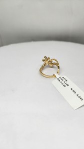 Anillo de Diamantes de Lujo de 14K para Mujer, 0.49 Ct, Peso Neto 4.042g, Joyería Fina Elegante para Uso Diario y Ocasiones Especiales - Product Image 4