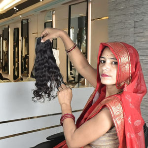 Cheveux vietnamiens non traités du meilleur fournisseur, ondulés, 10-36 pouces, longueur ondulée, cheveux humains de couleur naturelle pour femmes noires - Product Image 1