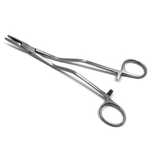 คีมหนีบเข็มสแตนเลสพร้อมที่จับสีทอง - Product Image 1