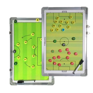 Tableau d'entraînement de football magnétique personnalisé, tableau de tactiques de football, tableau effaçable à sec, porte-documents d'entraînement, équipement d'entraînement - Product Image 1