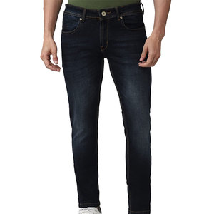 Jeans pour hommes de qualité supérieure, fins, solides, respirants, tissés, confortables, sur mesure, dernier design, vente en gros, faible MOQ - Product Image 1