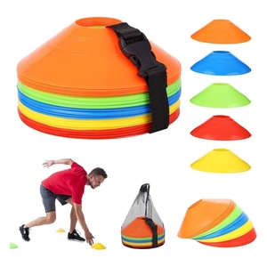 <b>Disc</b> Shape Training Cones Set Flexible <b>Plastic</b> Marker Cones Soccer Football Agility <b>Disc</b> Cones Wholesale Supplier From Pakistan - Product Image 3