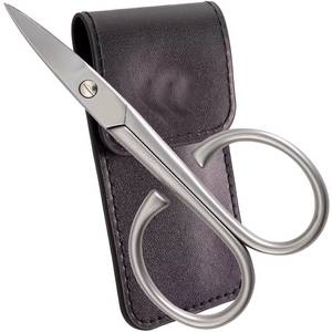 Stainless Steel <b>Cuticle</b> <b>Scissors</b> With Round Handle Portable Manicure Trimmer For Adults Durable Straight Blade Sharp Tip - Product Image 1