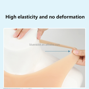 Plastrons de poitrine en silicone Faux seins remplis de coton Formes de poitrine en gros pour travestis Trans Wear Faux seins en silicone - Product Image 5